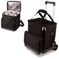 China Supplier Wine Trolley Cooler Bag, Portable Wine Cooler Bag