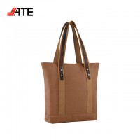 Canvas Genuine Leather Tote Retro Shoulder Bag Hand Bag Manufacturer