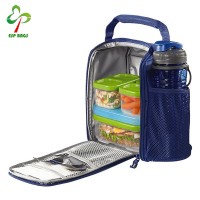 Heat-preservation lightweight picnic insulated practical kids lunch box set with bag and water bottle pocket