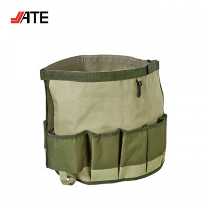 Sturdy Canvas Hanging Roll Up Tool Bag Sturdy Garden Waste Bag